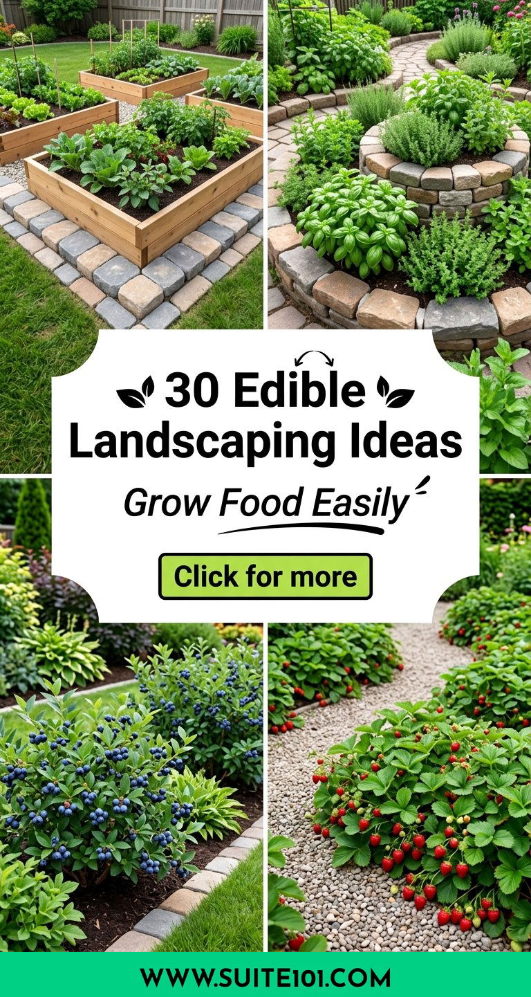 30 Edible Landscaping Ideas Grow Food Easily in Every Season - 30 Edible Landscaping Ideas: Grow Food Easily in Every Season