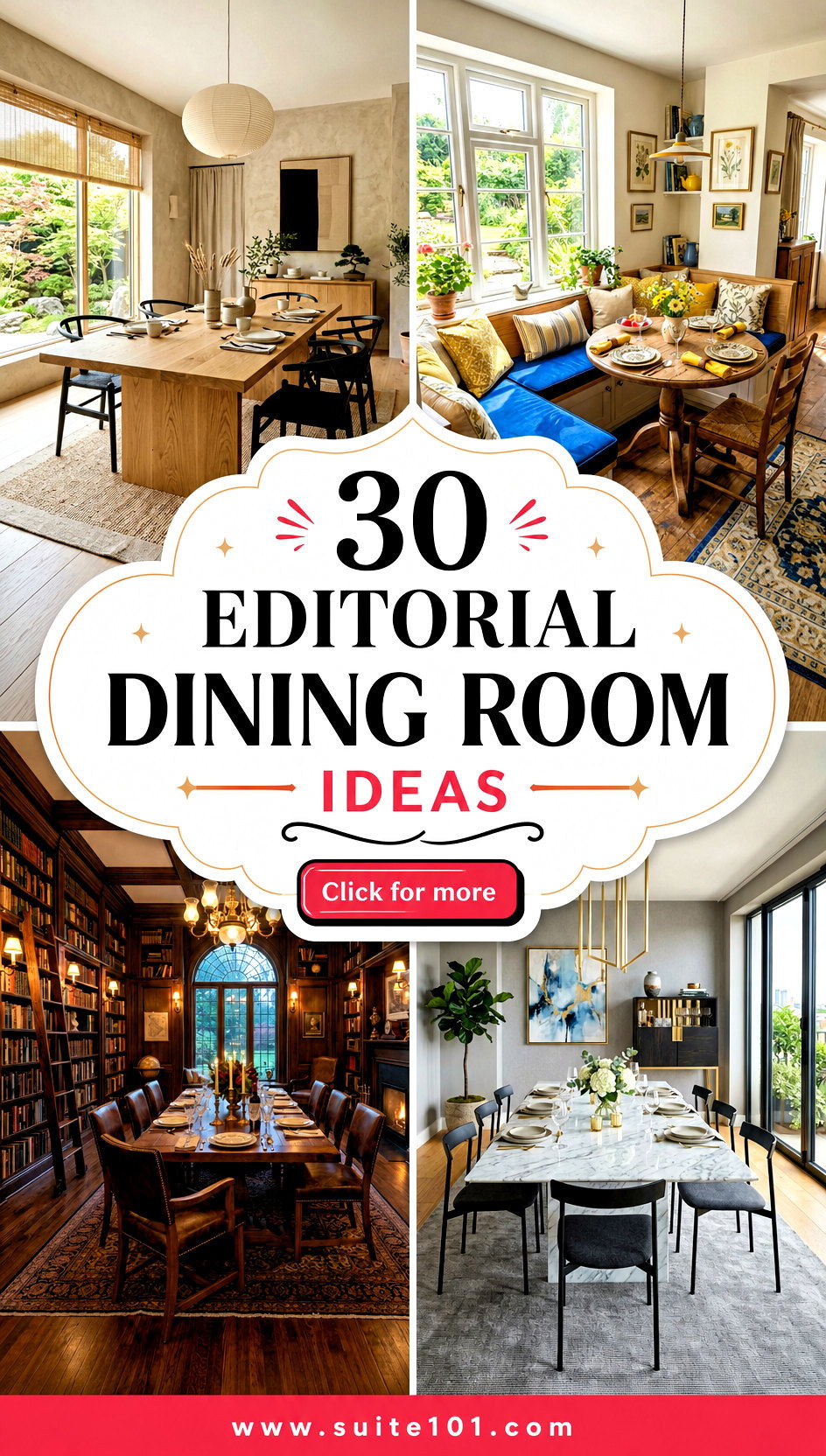 30 Editorial Dining Room Ideas for Dinner-Party-Worthy Style - 30 Editorial Dining Room Ideas for Dinner-Party-Worthy Style