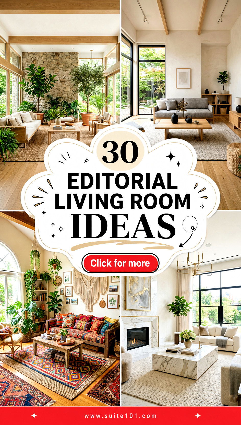 30 Editorial Living Room Ideas to Style a Bold Beautiful Space - 30 Editorial Living Room Ideas to Style a Bold, Beautiful Space