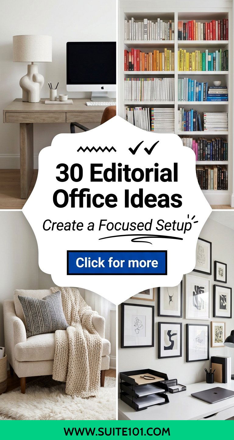 30 Editorial Office Ideas to Create a Focused Stylish Setup - 30 Editorial Office Ideas to Create a Focused, Stylish Setup