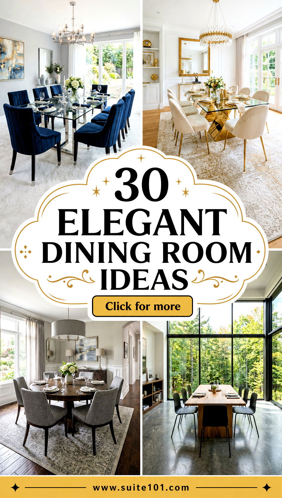 30 Elegant Dining Room Ideas Impress Guests with Details - 30 Elegant Dining Room Ideas: Impress Guests with Details