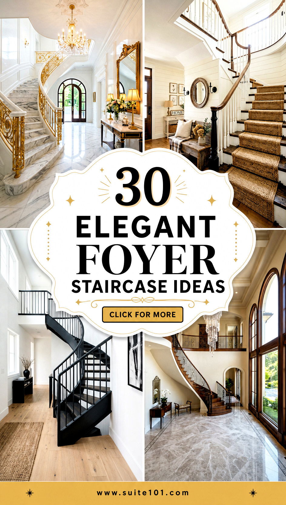 30 Elegant Foyer Staircase Ideas Make Your Entryway Stand Out - 30 Elegant Foyer Staircase Ideas: Make Your Entryway Stand Out
