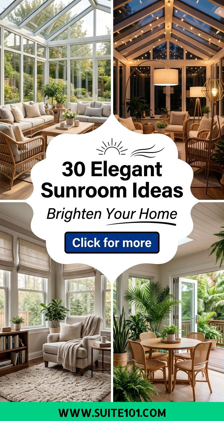 30 Elegant Sunroom Ideas Brighten Your Home with Cozy Retreats - 30 Elegant Sunroom Ideas: Brighten Your Home with Cozy Retreats