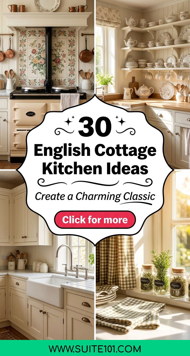 30 English Cottage Kitchen Ideas Create a Charming Classic Kitchen - 30 English Cottage Kitchen Ideas: Create a Charming Classic Kitchen