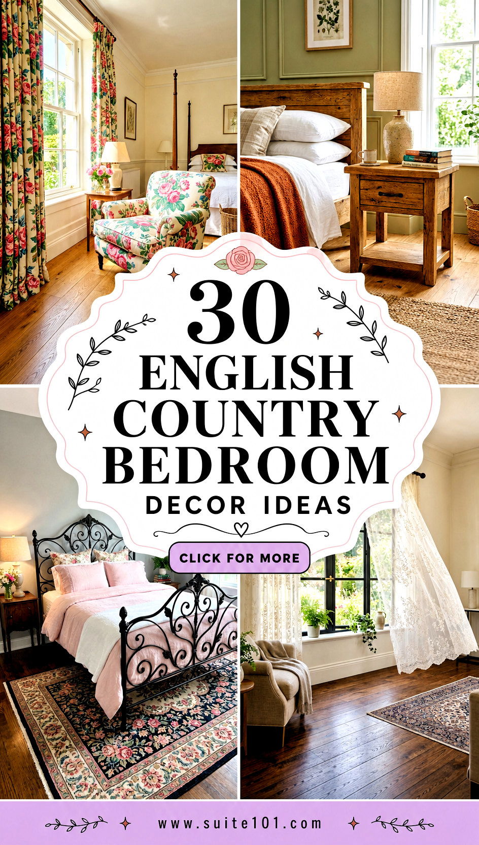 30 English Country Bedroom Decor Ideas for Warm Timeless Style - 30 English Country Bedroom Decor Ideas for Warm, Timeless Style