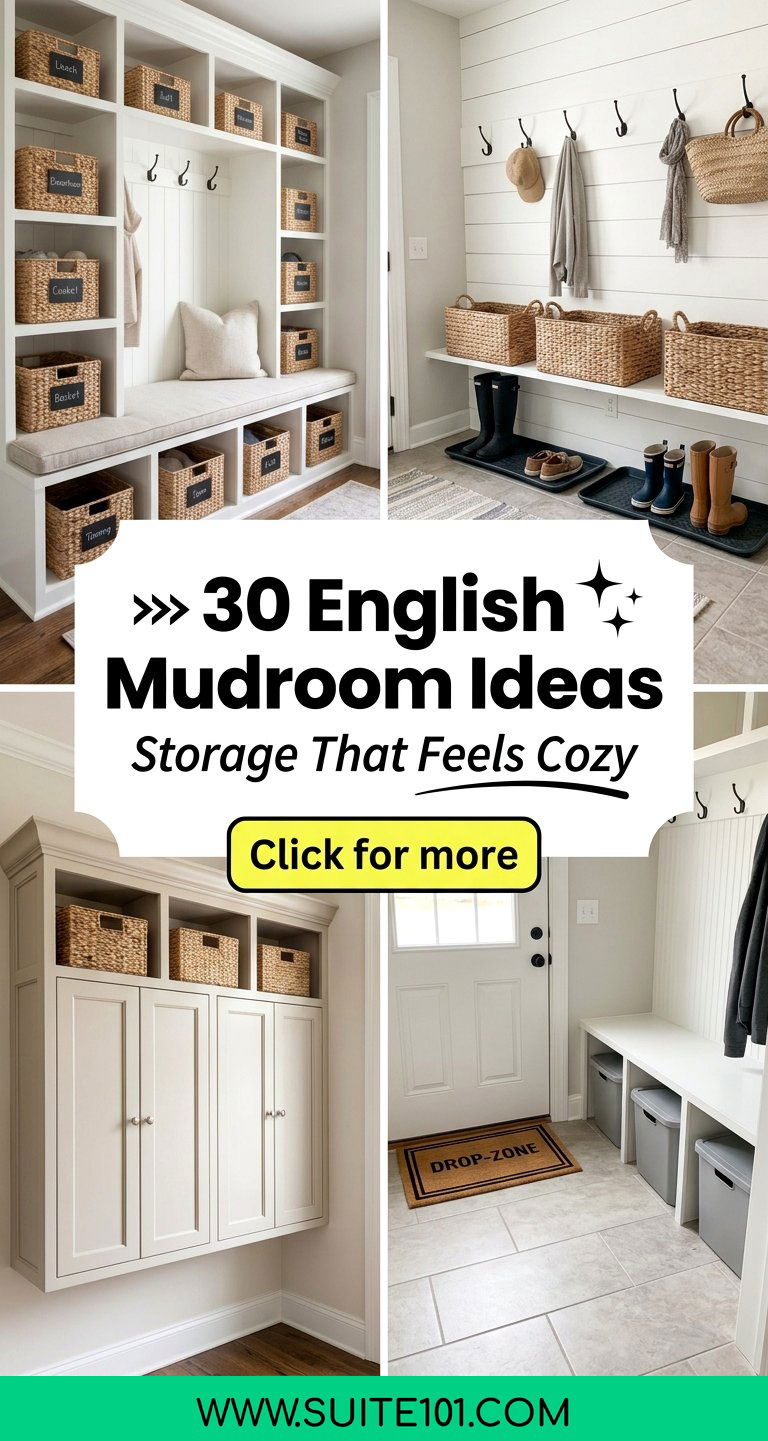 30 English Mudroom Ideas for Storage That Looks Beautiful - 30 English Mudroom Ideas for Storage That Looks Beautiful