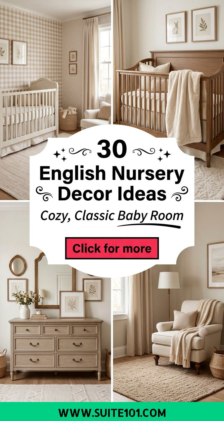 30 English Nursery Decor Ideas for a Cozy Classic Baby Room - 30 English Nursery Decor Ideas for a Cozy, Classic Baby Room