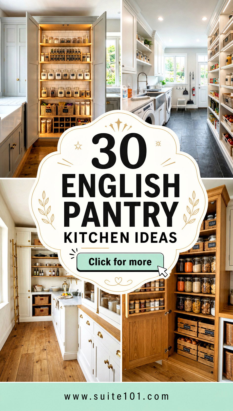 30 English Pantry Kitchen Ideas for a Charming Organized Kitchen - 30 English Pantry Kitchen Ideas for a Charming, Organized Kitchen