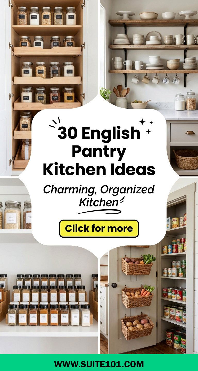 30 English Pantry Kitchen Ideas for a Charming Organized Kitchen - 30 English Pantry Kitchen Ideas for a Charming, Organized Kitchen
