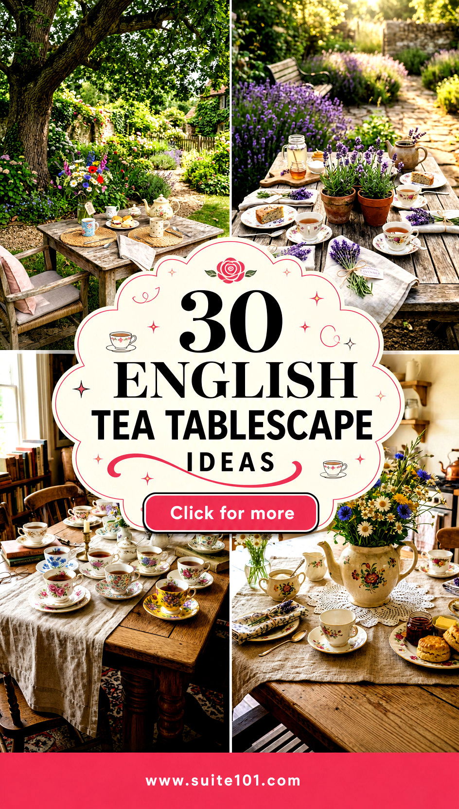 30 English Tea Tablescape Ideas for Elegant Afternoon Tea - 30 English Tea Tablescape Ideas for Elegant Afternoon Tea