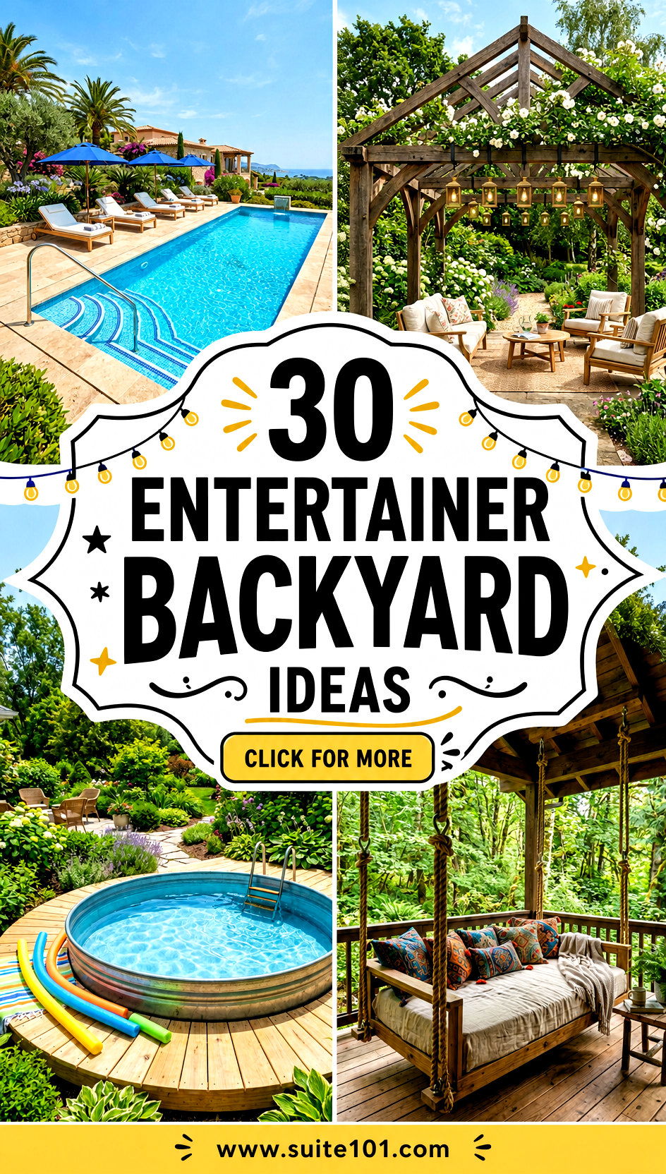 30 Entertainer Backyard Ideas for Hosting Nights Outdoors - 30 Entertainer Backyard Ideas for Hosting Nights Outdoors