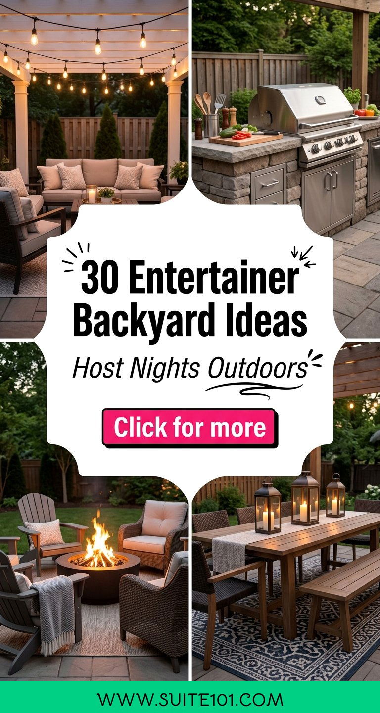 30 Entertainer Backyard Ideas for Hosting Nights Outdoors - 30 Entertainer Backyard Ideas for Hosting Nights Outdoors