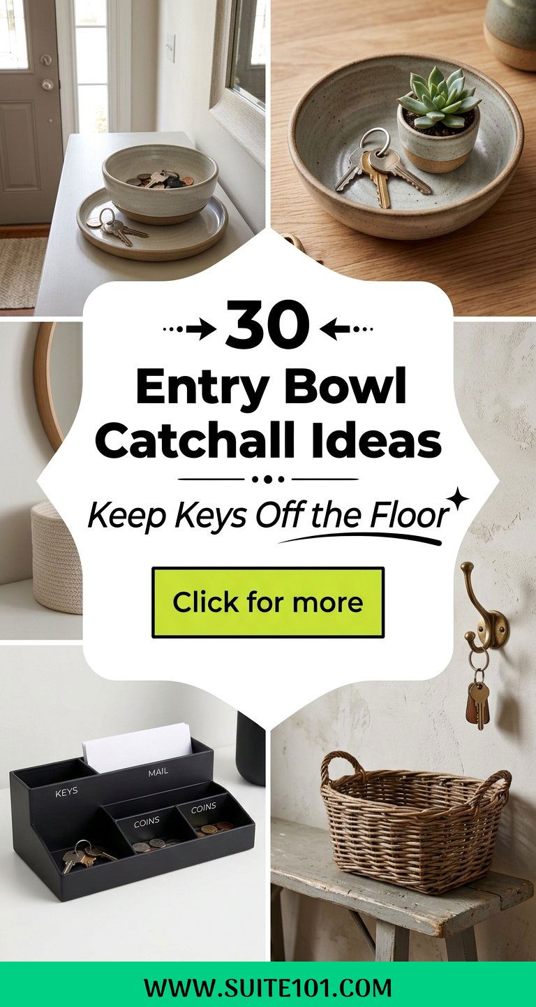 30 Entry Bowl Catchall Ideas to Keep Keys Off the Floor - 30 Entry Bowl Catchall Ideas to Keep Keys Off the Floor