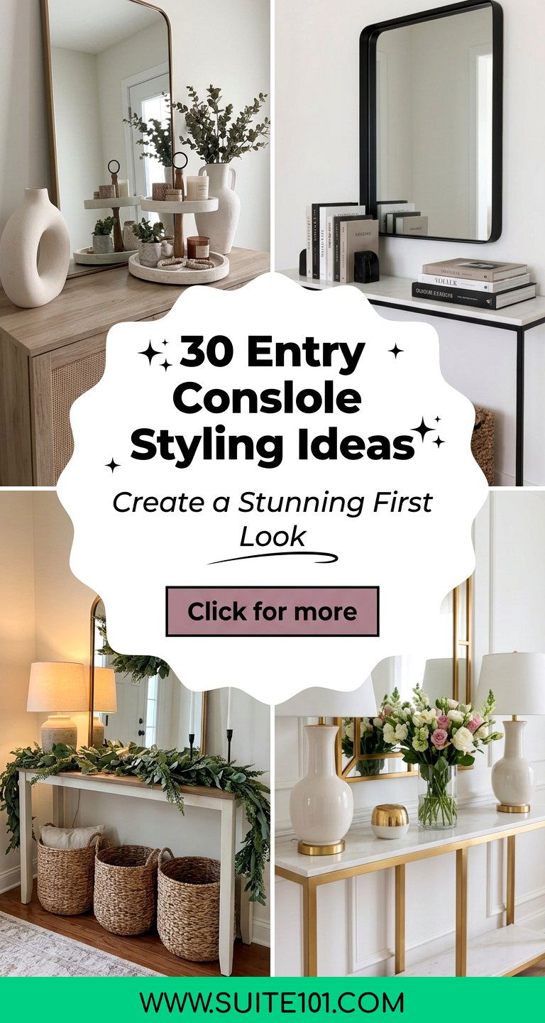 30 Entry Console Styling Ideas Create a Stunning First Look - 30 Entry Console Styling Ideas: Create a Stunning First Look