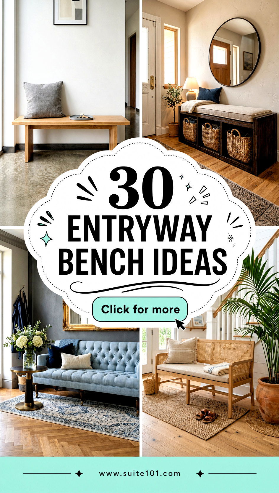 30 Entryway Bench Ideas for a Welcoming Practical Entrance - 30 Entryway Bench Ideas for a Welcoming, Practical Entrance