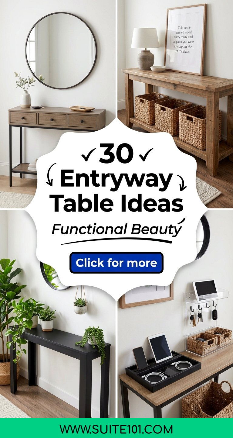 30 Entryway Table Ideas for Functional Beauty at Your Door - 30 Entryway Table Ideas for Functional Beauty at Your Door