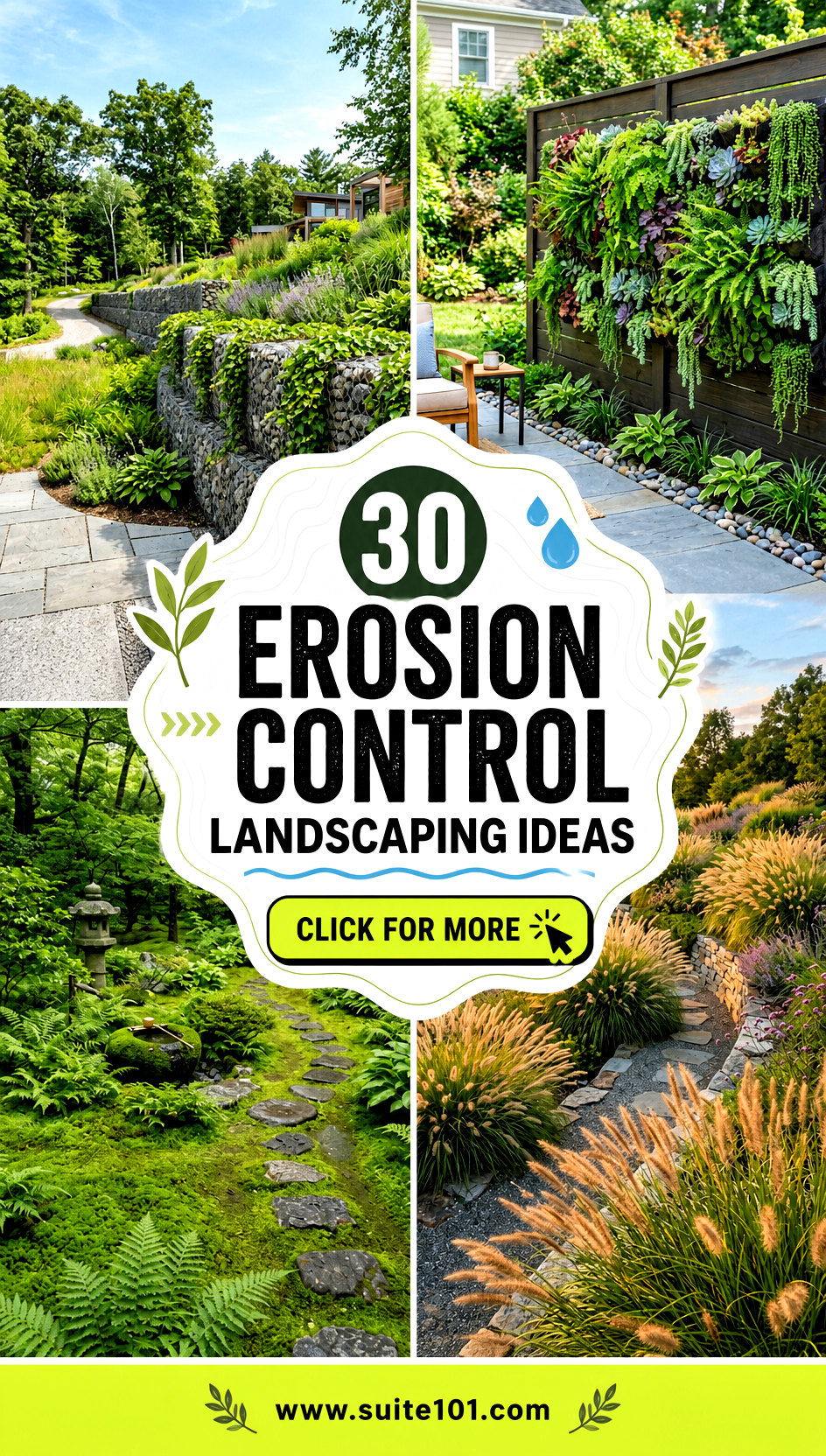 30 Erosion Control Landscaping Ideas to Stop Runoff and Erosion - 30 Erosion Control Landscaping Ideas to Stop Runoff and Erosion