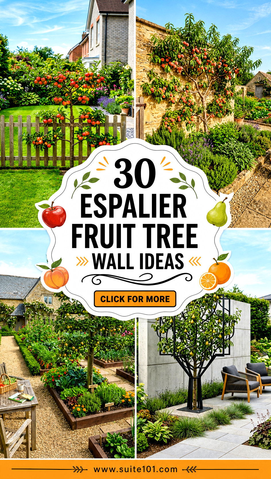 30 Espalier Fruit Tree Wall Ideas for Edible Yard Charm - 30 Espalier Fruit Tree Wall Ideas for Edible Yard Charm
