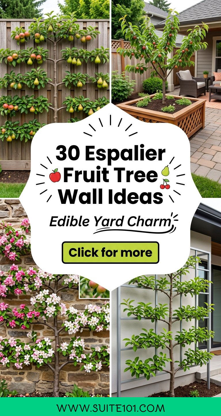 30 Espalier Fruit Tree Wall Ideas for Edible Yard Charm - 30 Espalier Fruit Tree Wall Ideas for Edible Yard Charm