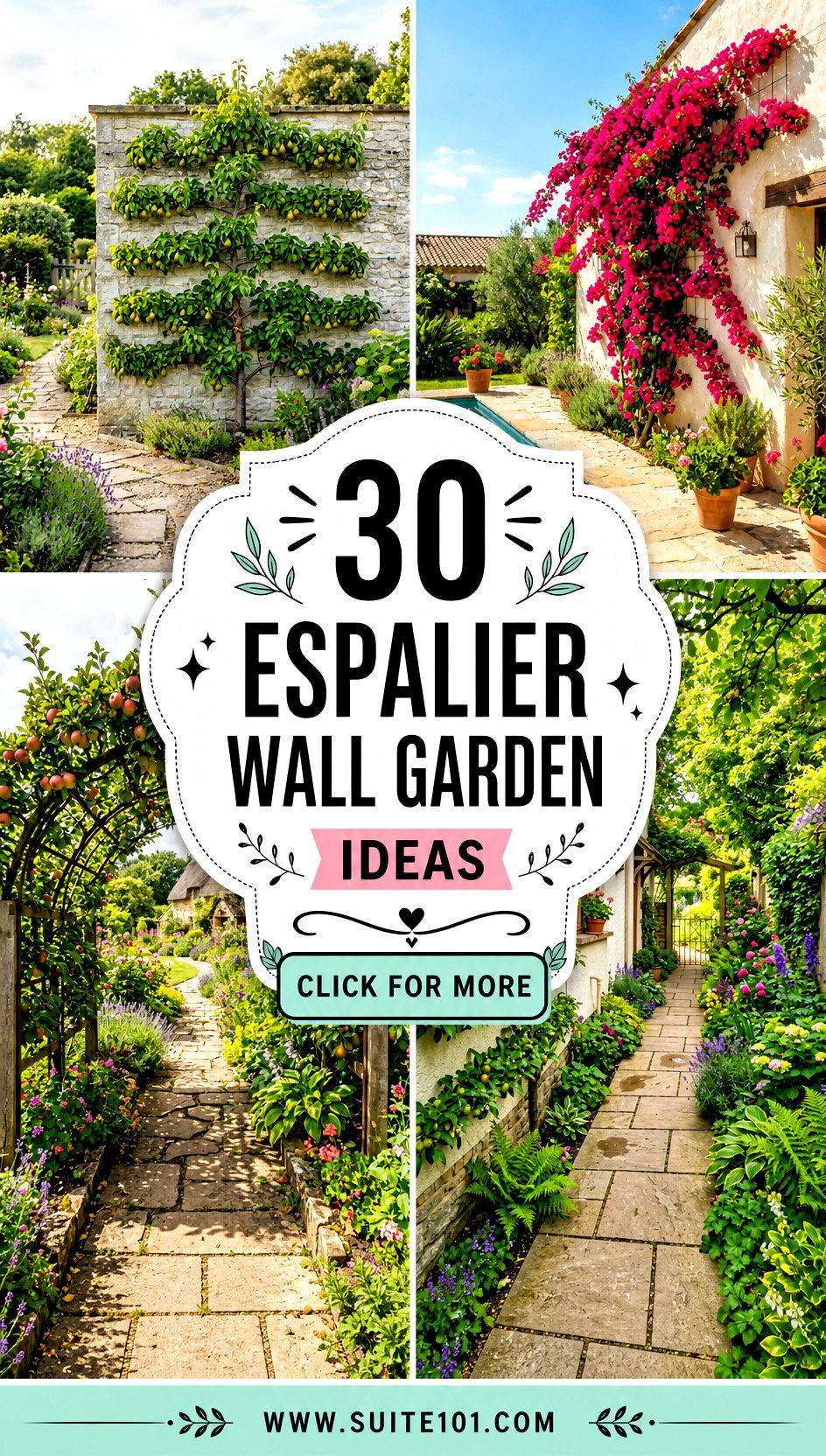 30 Espalier Wall Garden Ideas to Grow Vertical Beauty Today - 30 Espalier Wall Garden Ideas to Grow Vertical Beauty Today
