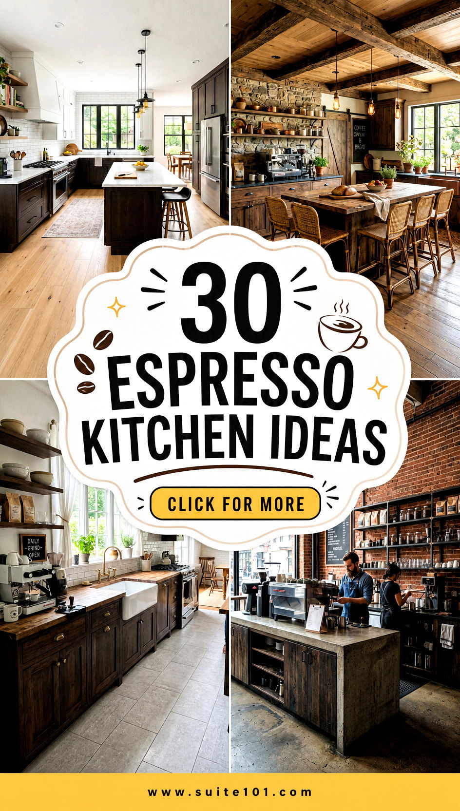 30 Espresso Kitchen Ideas for a Cozy Coffee-Lover Look Anytime - 30 Espresso Kitchen Ideas for a Cozy, Coffee-Lover Look Anytime