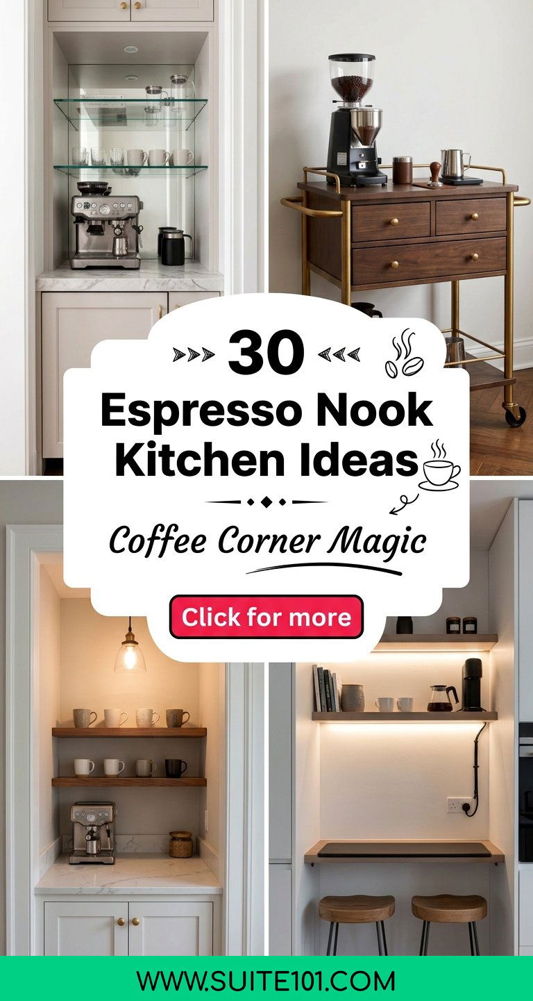 30 Espresso Nook Kitchen Ideas for Coffee Corners Everyone Loves - 30 Espresso Nook Kitchen Ideas for Coffee Corners Everyone Loves