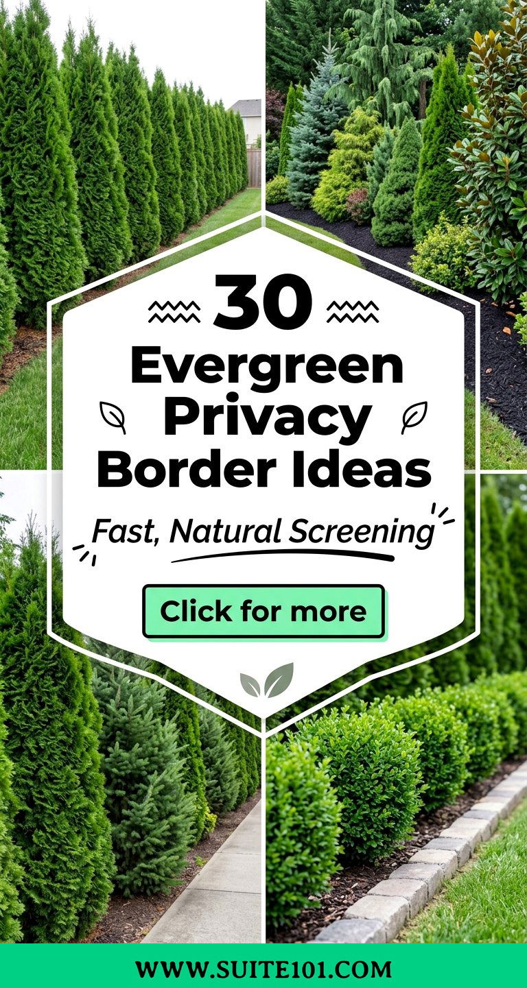 30 Evergreen Privacy Border Ideas for Fast Natural Screening - 30 Evergreen Privacy Border Ideas for Fast, Natural Screening