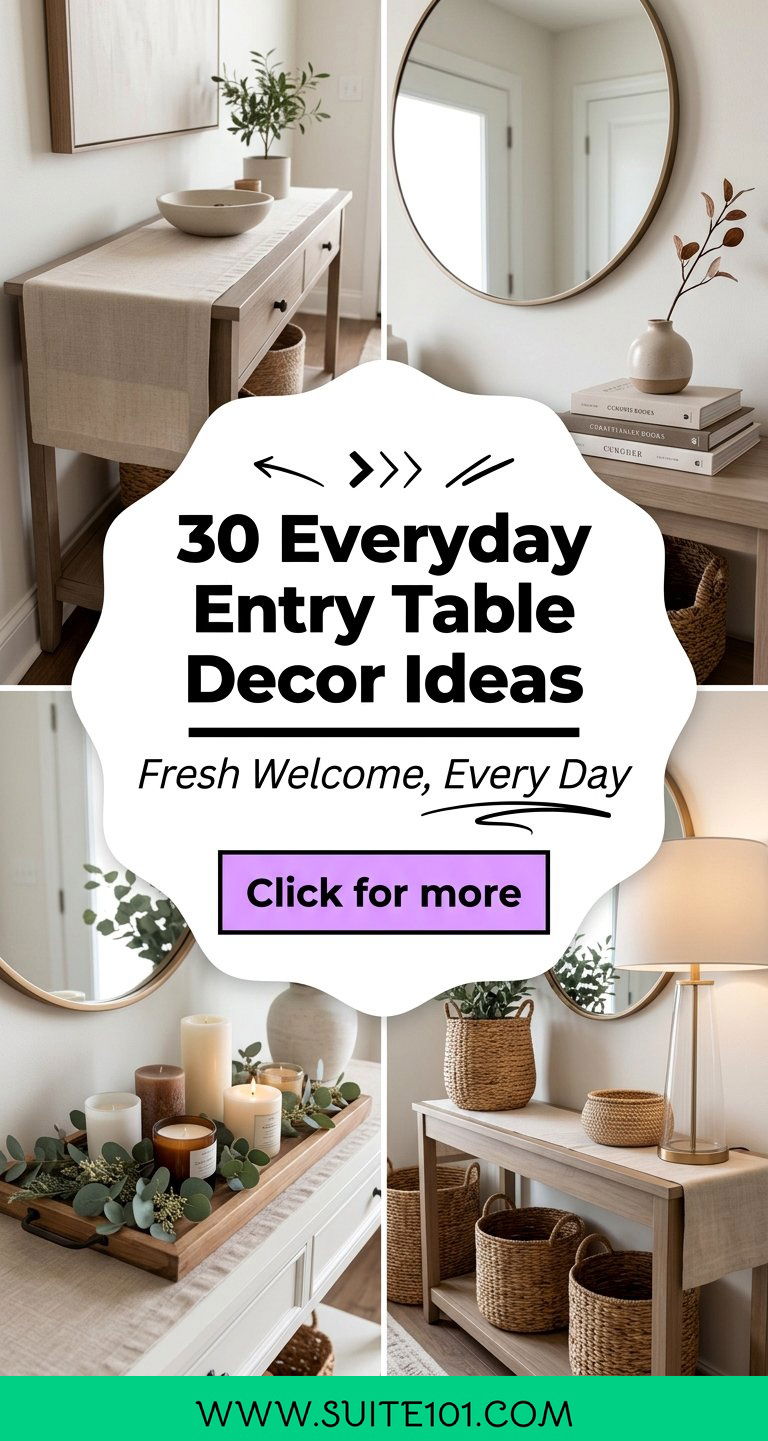 30 Everyday Entry Table Decor Ideas for Effortless Style - 30 Everyday Entry Table Decor Ideas for Effortless Style