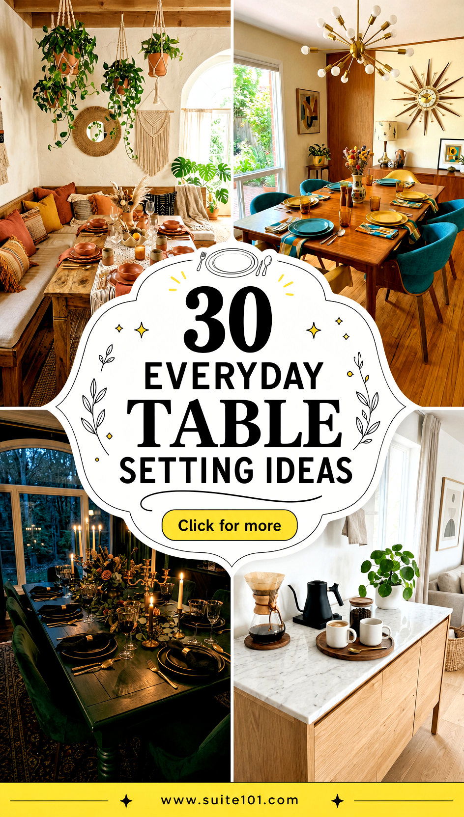 30 Everyday Table Setting Ideas for Stylish Weeknight Hosting - 30 Everyday Table Setting Ideas for Stylish Weeknight Hosting