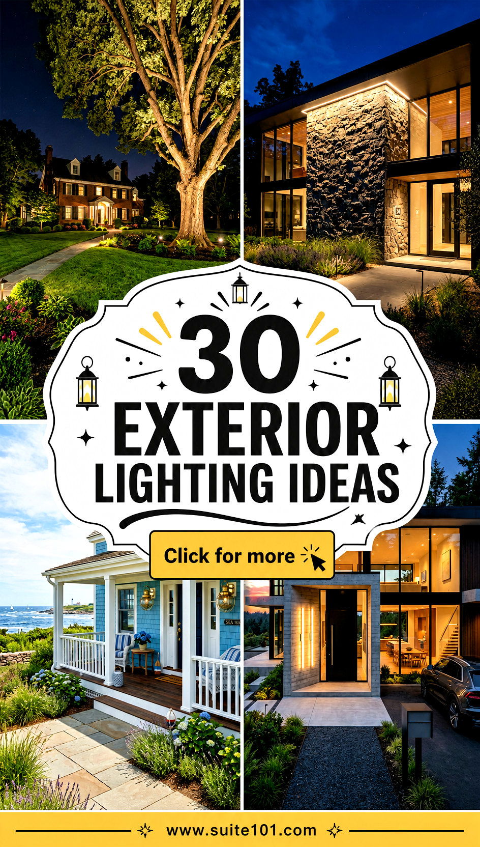 30 Exterior Lighting Ideas for Front Of House Curb Appeal - 30 Exterior Lighting Ideas for Front Of House Curb Appeal