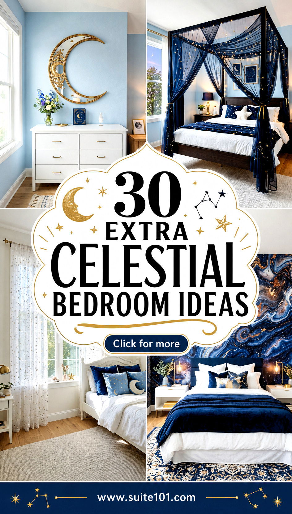30 Extra Celestial Bedroom Ideas for Dreamy Starry Nights - 30 Extra Celestial Bedroom Ideas for Dreamy, Starry Nights