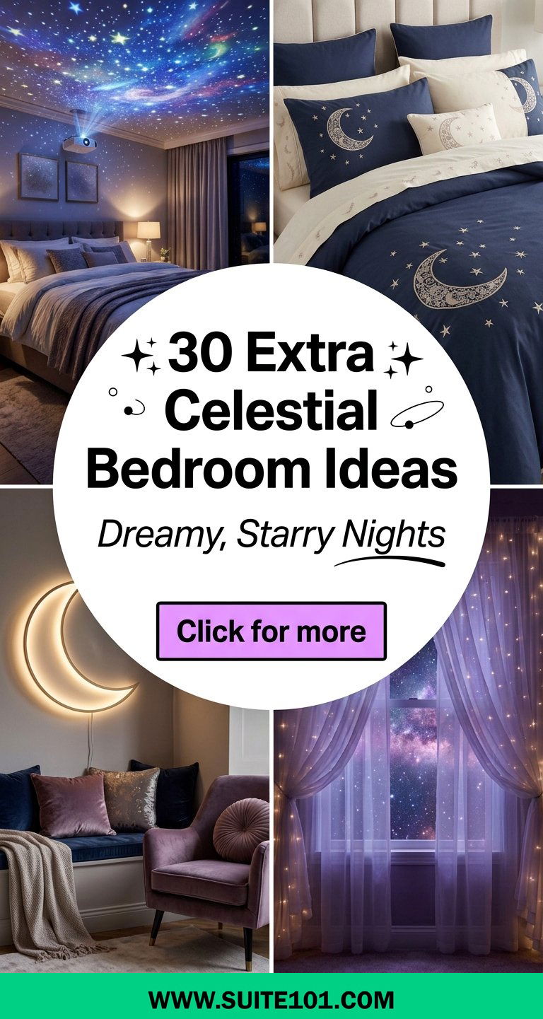 30 Extra Celestial Bedroom Ideas for Dreamy Starry Nights - 30 Extra Celestial Bedroom Ideas for Dreamy, Starry Nights