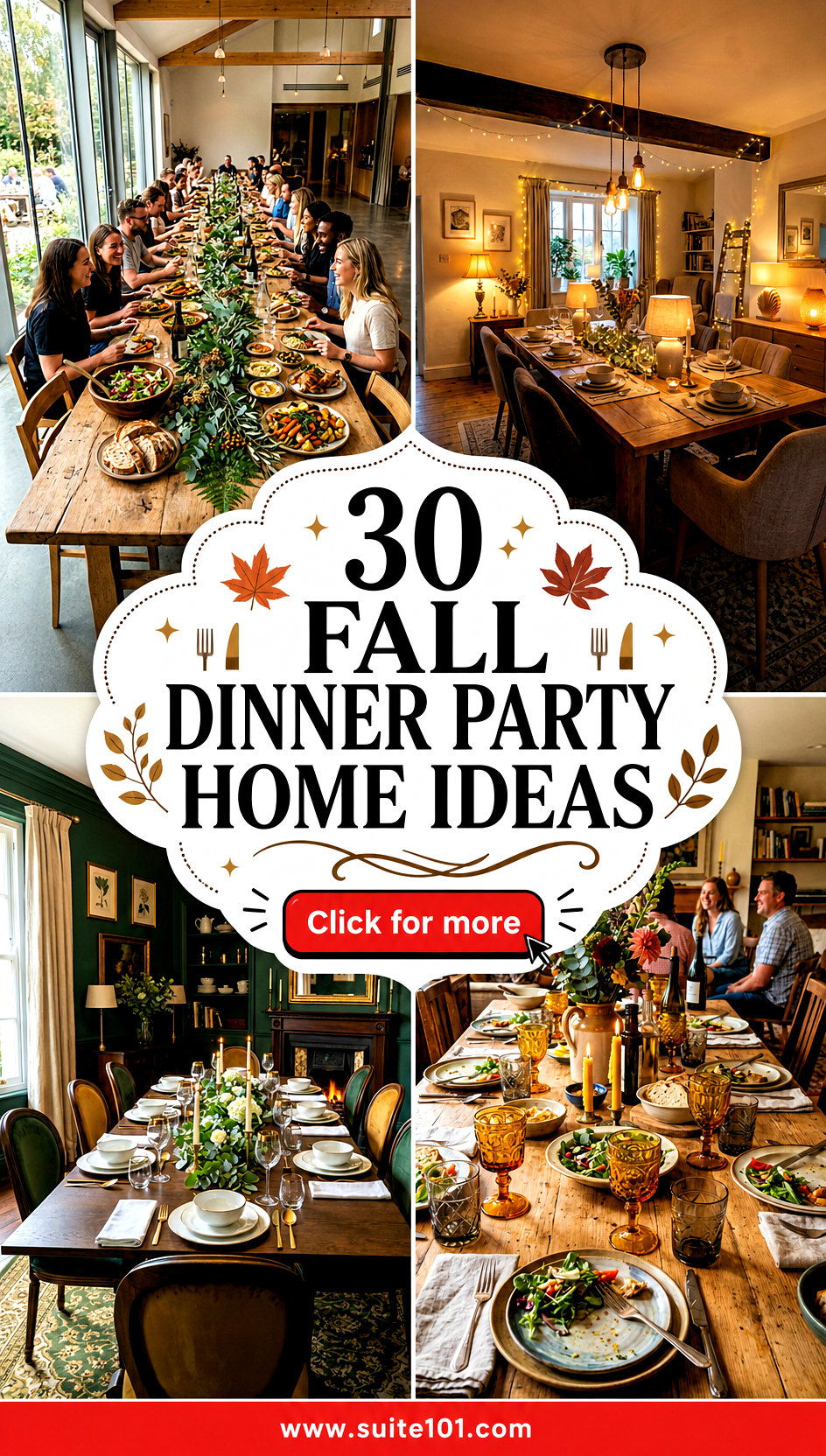 30 Fall Dinner Party Home Ideas To Impress Guests - 30 Fall Dinner Party Home Ideas To Impress Guests