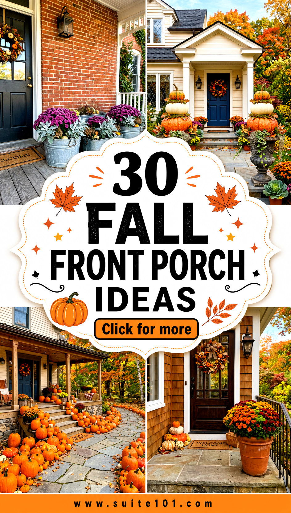 30 Fall Front Porch Ideas for a Cozy Welcome All Season - 30 Fall Front Porch Ideas for a Cozy Welcome All Season
