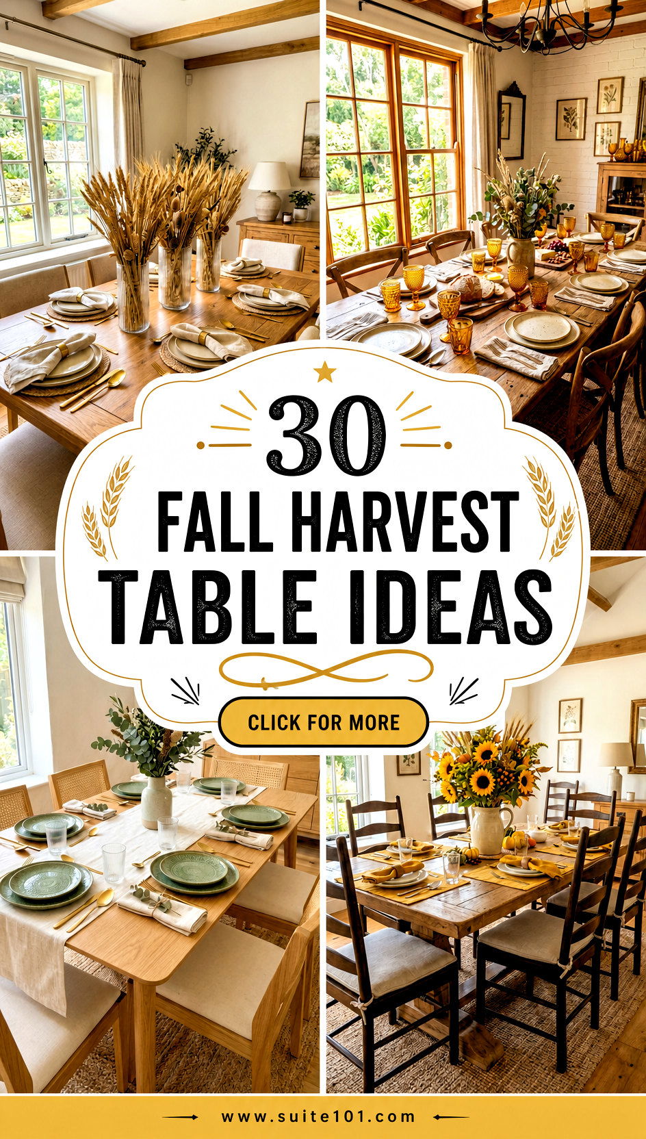 30 Fall Harvest Table Ideas to Create a Stunning Display - 30 Fall Harvest Table Ideas to Create a Stunning Display