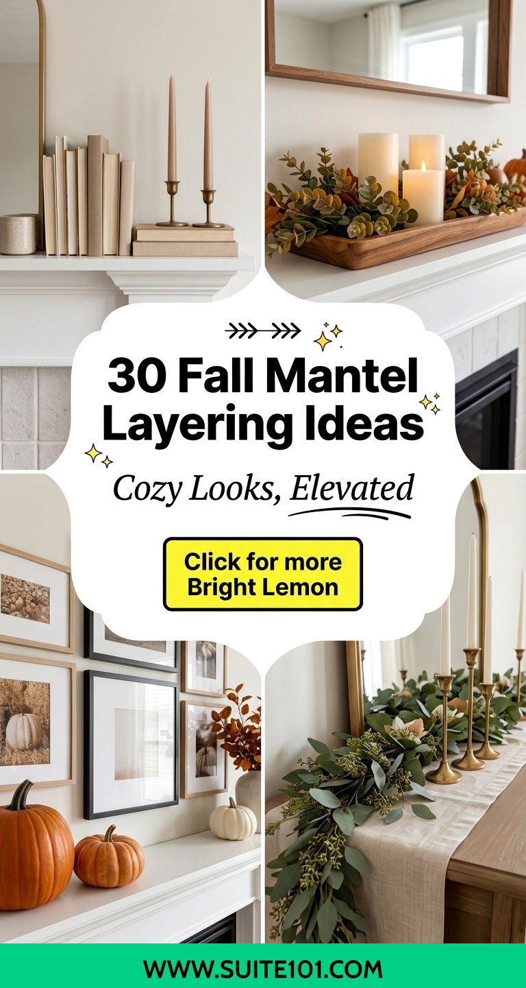 30 Fall Mantel Layering Ideas for Cozy High-End Looks Every Time - 30 Fall Mantel Layering Ideas for Cozy, High-End Looks Every Time