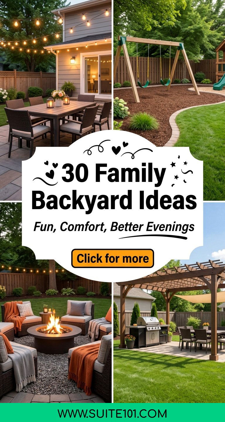 30 Family Backyard Ideas for Fun Comfort and Better Evenings - 30 Family Backyard Ideas for Fun, Comfort, and Better Evenings