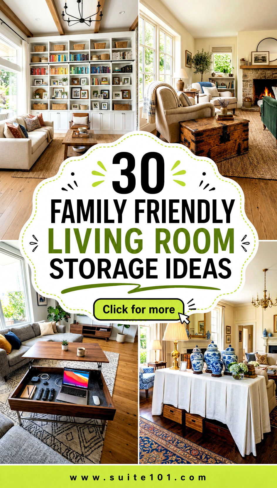 30 Family Friendly Living Room Storage Ideas for Clutter-Free Days - 30 Family Friendly Living Room Storage Ideas for Clutter-Free Days