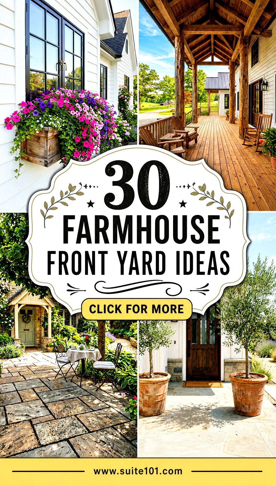 30 Farmhouse Front Yard Ideas Boost Curb Appeal Instantly - 30 Farmhouse Front Yard Ideas: Boost Curb Appeal Instantly