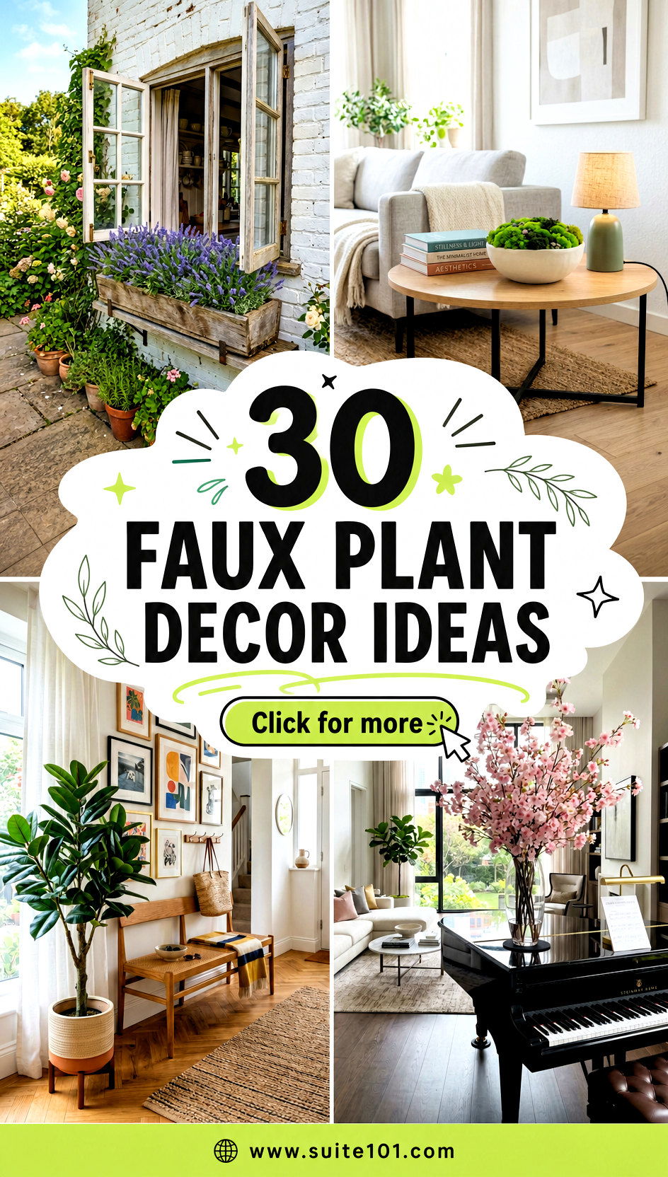 30 Faux Plant Decor Ideas for Instant Stylish Home Looks - 30 Faux Plant Decor Ideas for Instant Stylish Home Looks