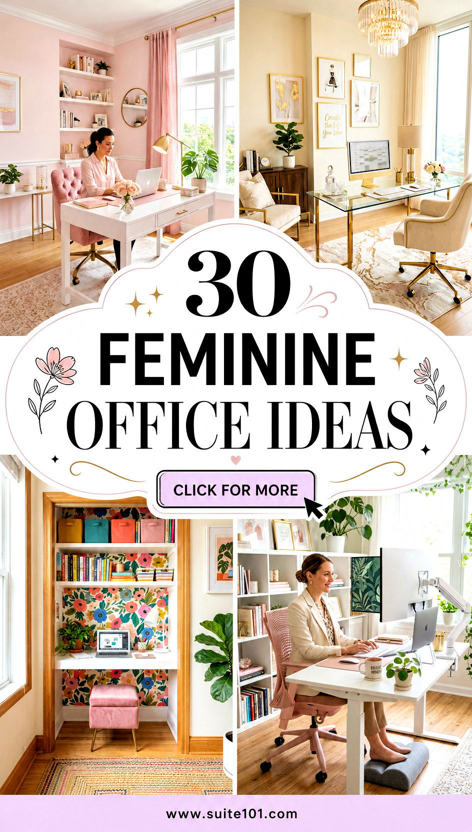 30 Feminine Office Ideas That Make Work Feel Effortless - 30 Feminine Office Ideas That Make Work Feel Effortless