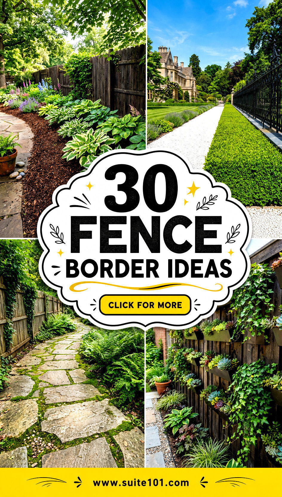 30 Fence Border Ideas for a Stunning Yard Edge That Pops - 30 Fence Border Ideas for a Stunning Yard Edge That Pops
