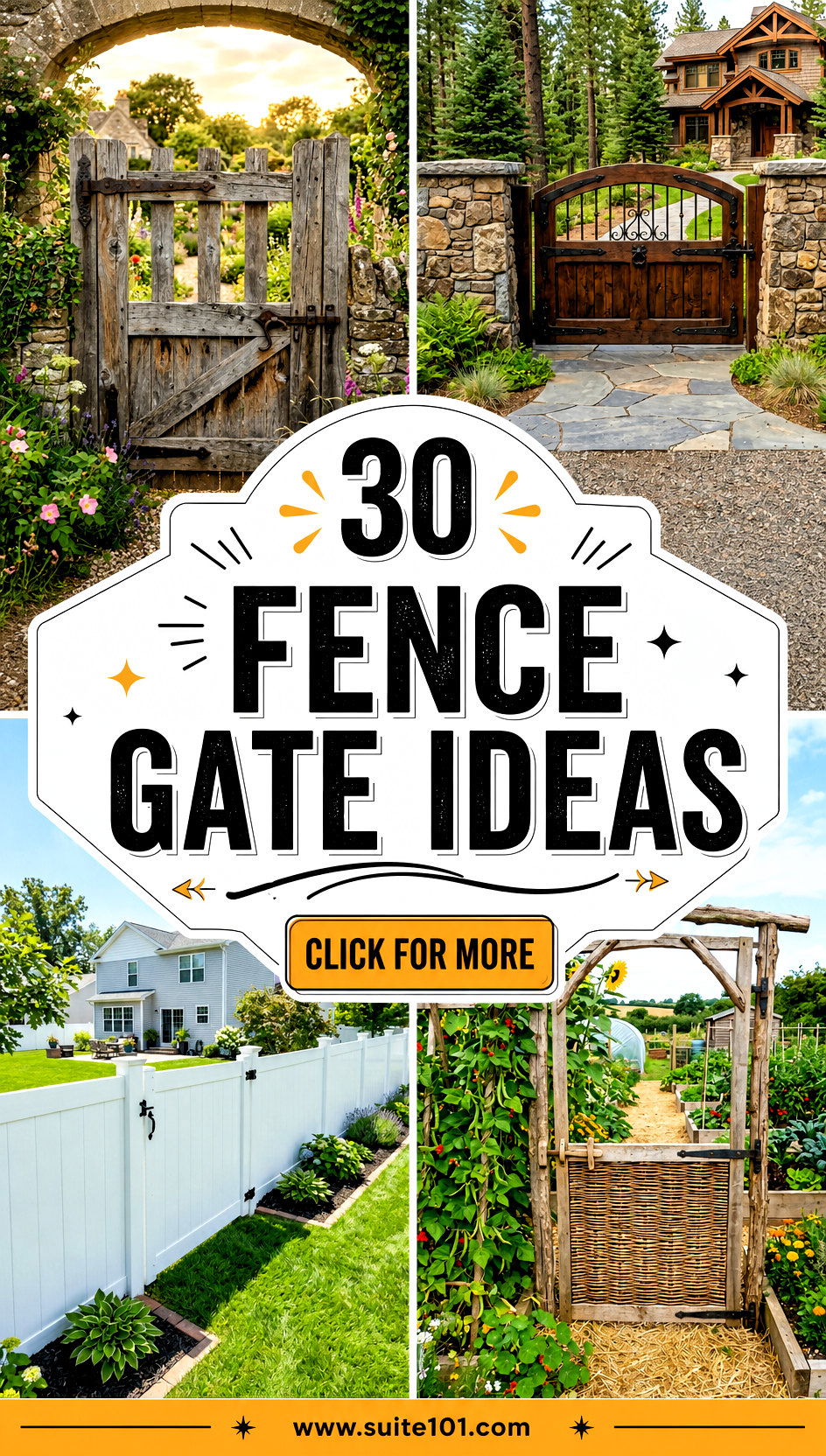 30 Fence Gate Ideas That Improve Function and First Impressions - 30 Fence Gate Ideas That Improve Function and First Impressions