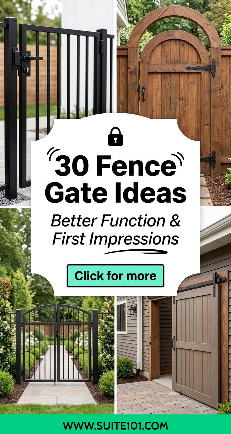 30 Fence Gate Ideas That Improve Function and First Impressions - 30 Fence Gate Ideas That Improve Function and First Impressions