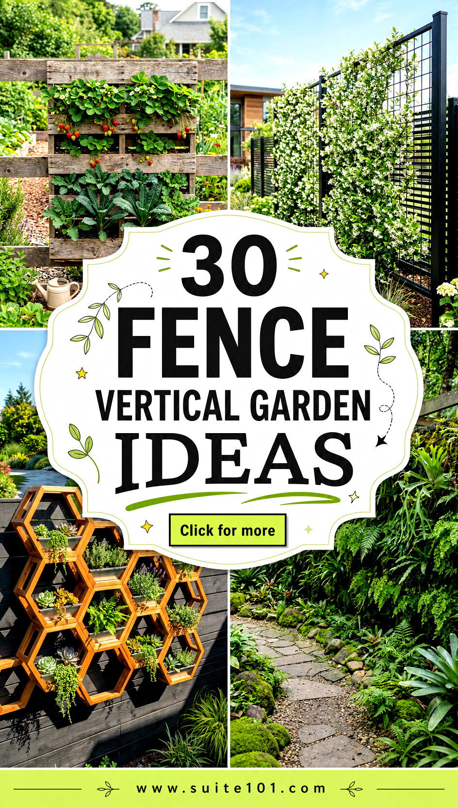 30 Fence Vertical Garden Ideas Grow More in Less Space - 30 Fence Vertical Garden Ideas: Grow More in Less Space