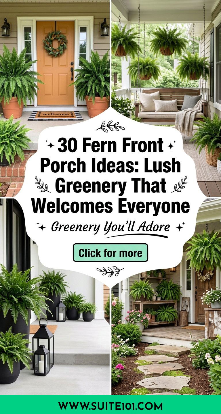 30 Fern Front Porch Ideas Lush Greenery That Welcomes Everyone - 30 Fern Front Porch Ideas: Lush Greenery That Welcomes Everyone