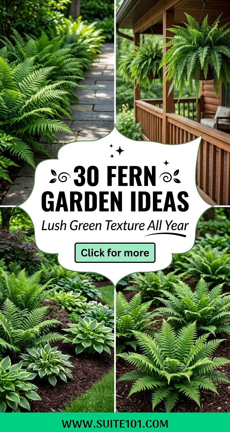 30 Fern Garden Ideas for Lush Green Texture All Year Long - 30 Fern Garden Ideas for Lush Green Texture All Year Long