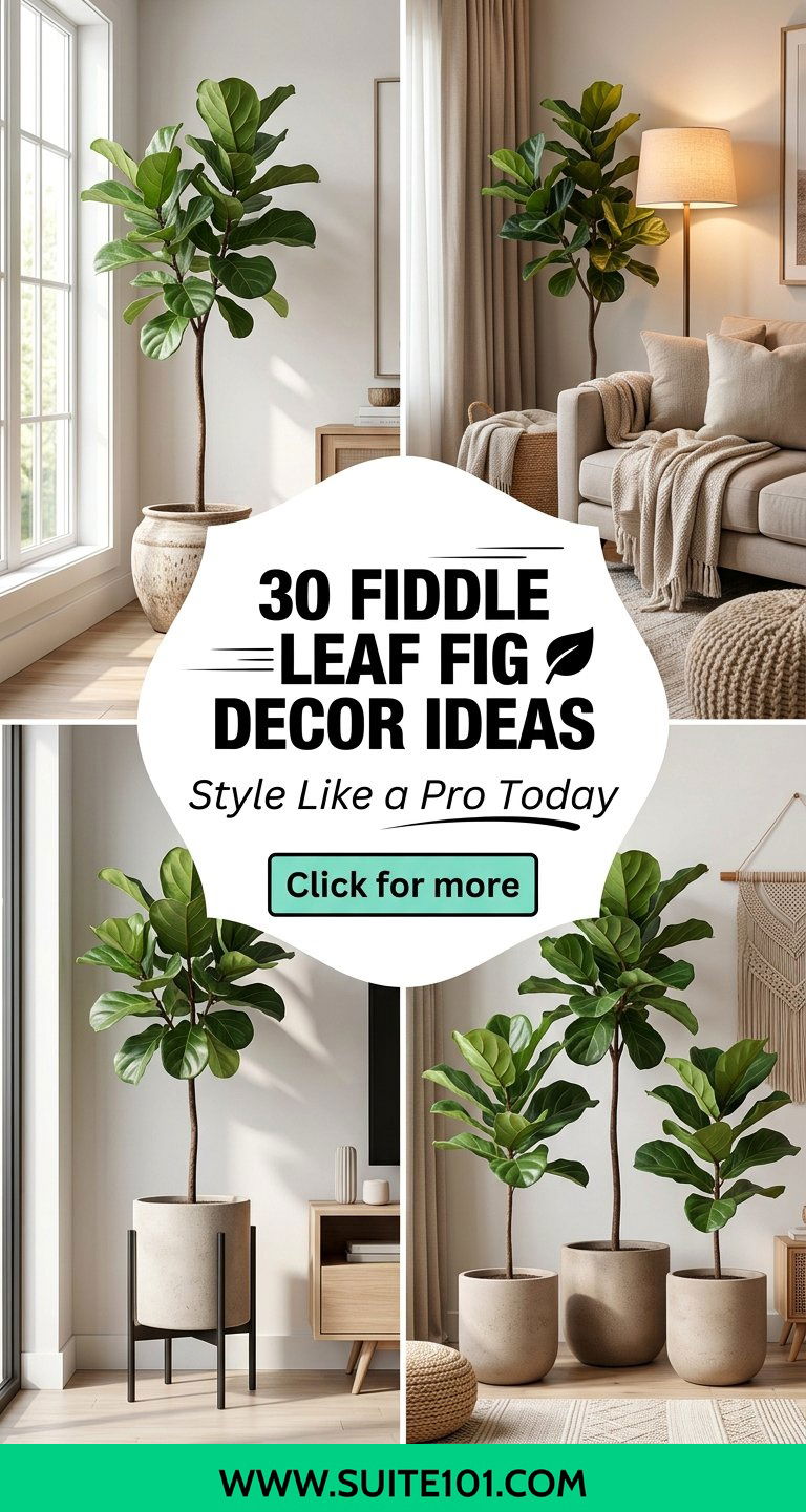 30 Fiddle Leaf Fig Decor Ideas to Style Like a Pro Today - 30 Fiddle Leaf Fig Decor Ideas to Style Like a Pro Today