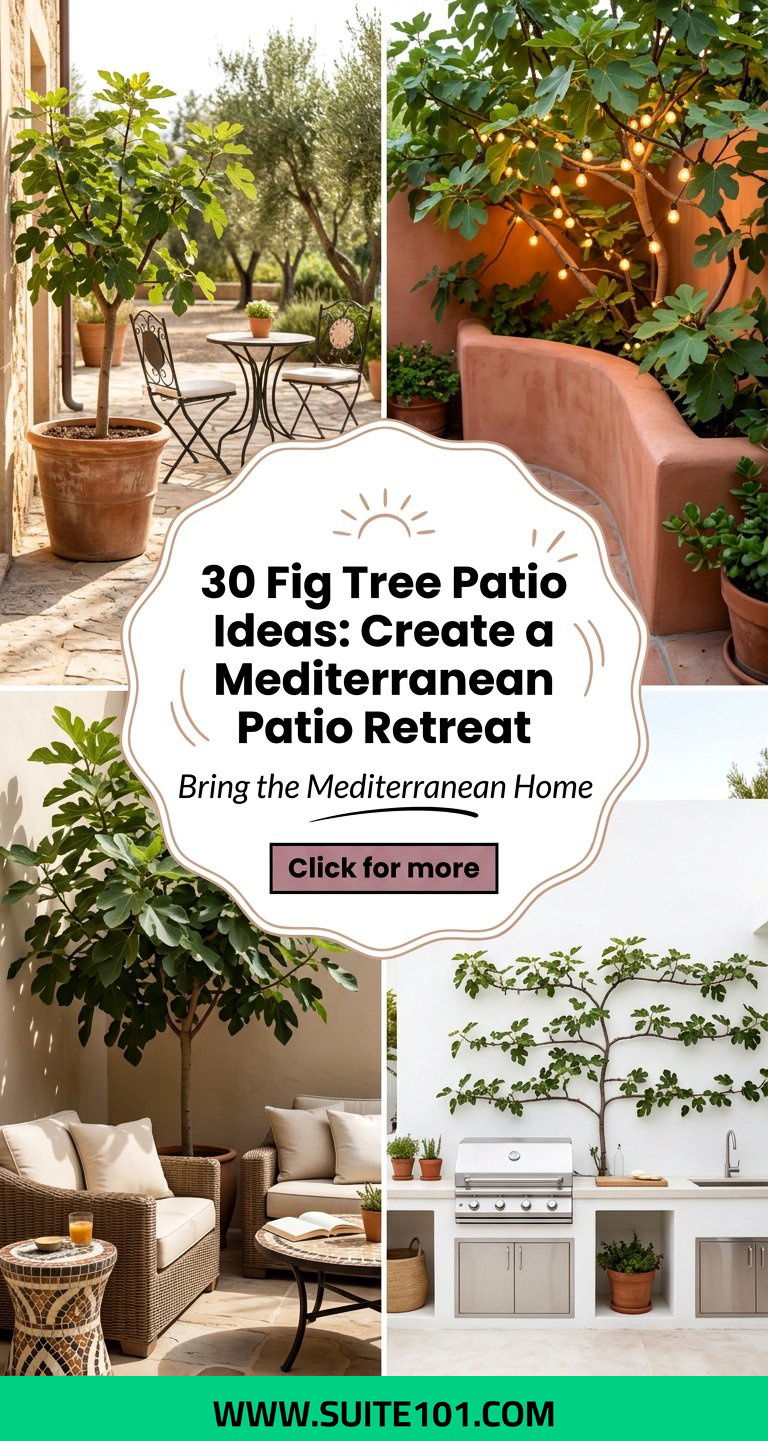30 Fig Tree Patio Ideas Create a Mediterranean Patio Retreat - 30 Fig Tree Patio Ideas: Create a Mediterranean Patio Retreat