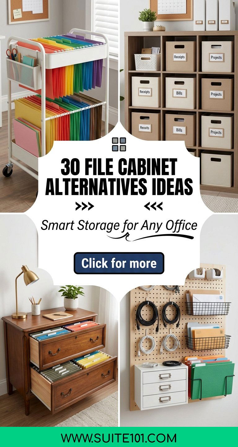 30 File Cabinet Alternatives Ideas Smart Storage for Any Office - 30 File Cabinet Alternatives Ideas: Smart Storage for Any Office